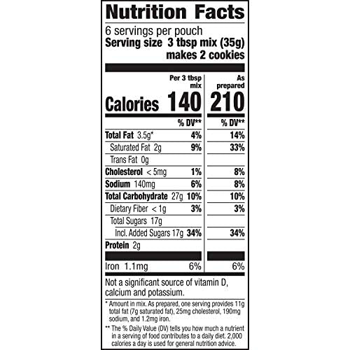 Ingredients and bag label emphasizing simplicity and nostalgic flavor.