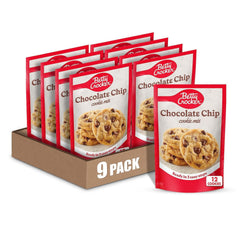Betty Crocker Chocolate Chip Cookie Mix pack shot ready for quick family cookies.