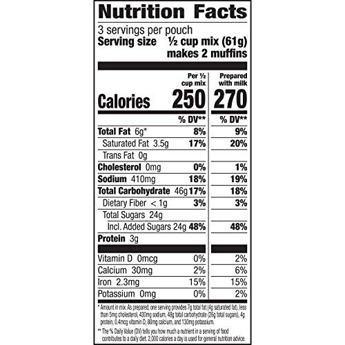 Betty Crocker Muffin Mix pack supports busy households with easy baking.