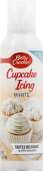 Betty Crocker Cloud White icing swirl for full-coverage cupcakes.
