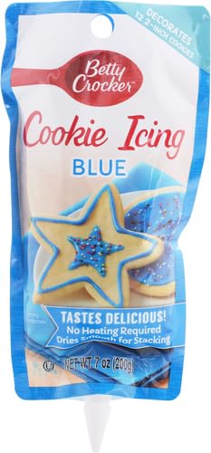 Blue icing from Betty Crocker in a 7 oz pouch