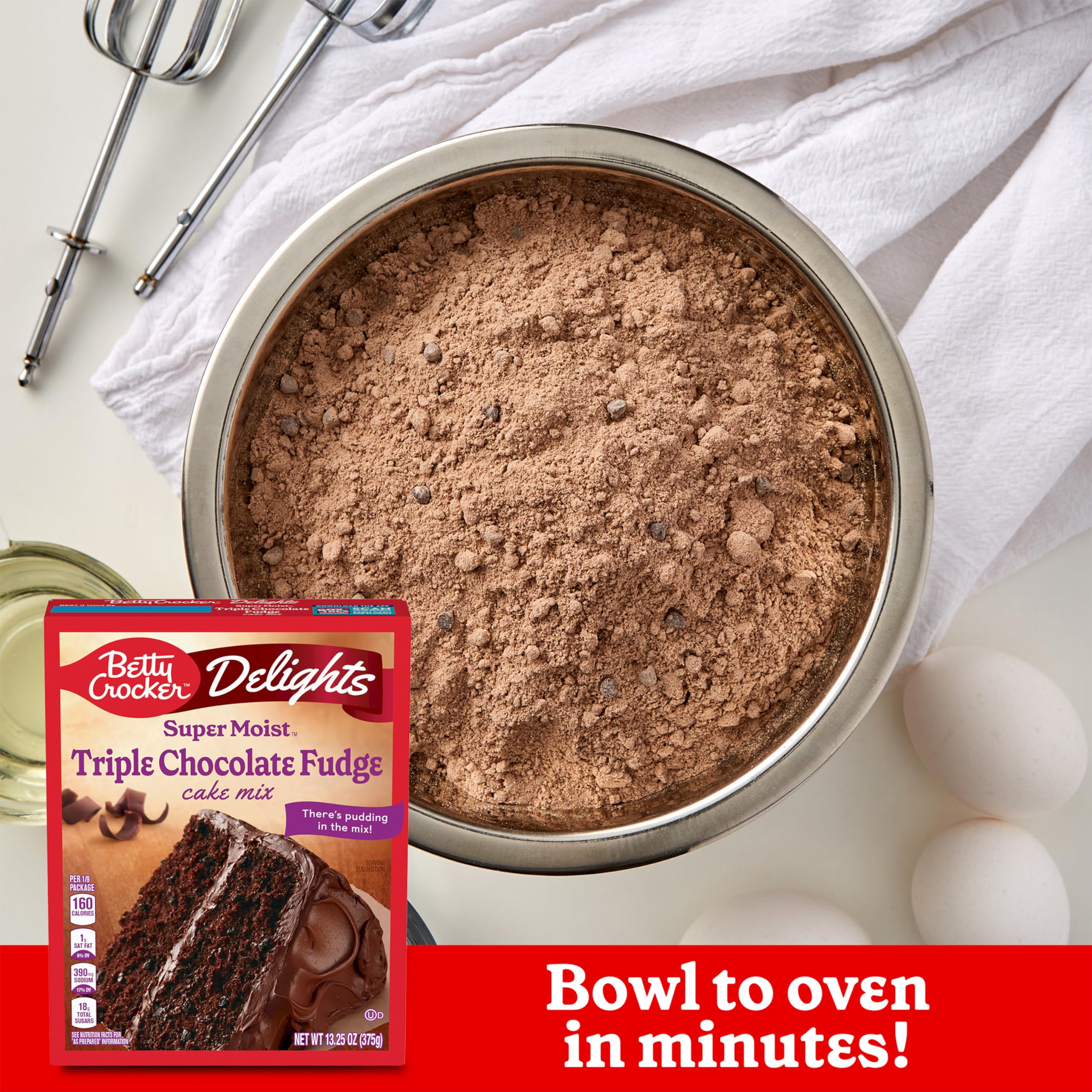 Betty Crocker Delights frosting and decorating setup for customization
