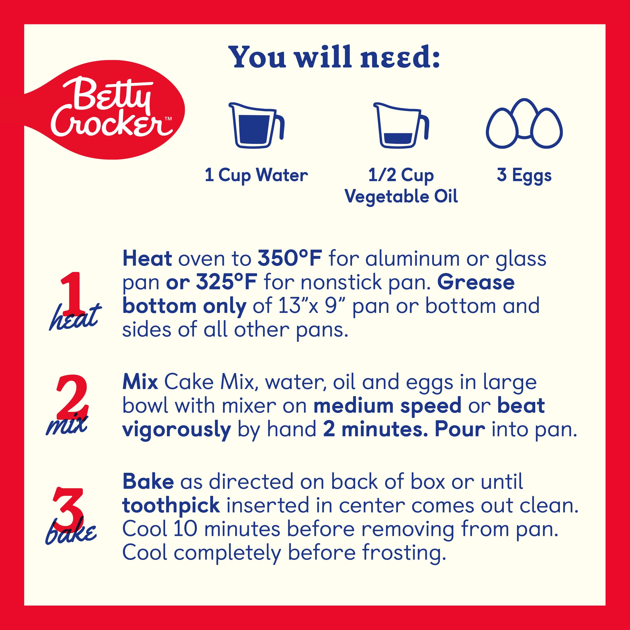 Betty Crocker Devils Food Cake slice served on a plate.