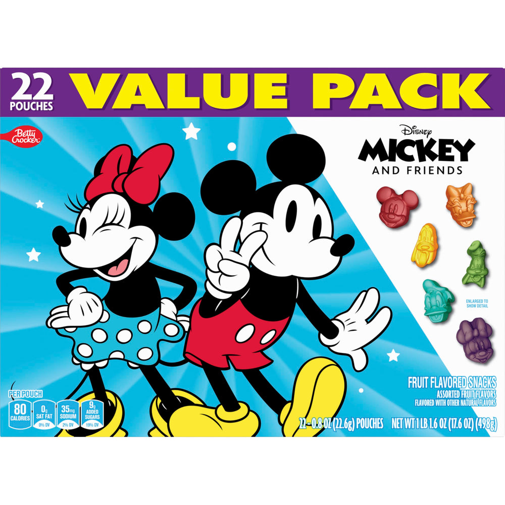 Betty Crocker Mickey snacks gluten-free and convenient.