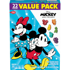Betty Crocker Mickey fruit snacks travel-friendly pack for busy days.