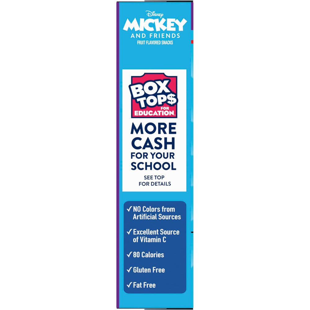 Betty Crocker Mickey fruit snacks provide vitamin C in every serving.