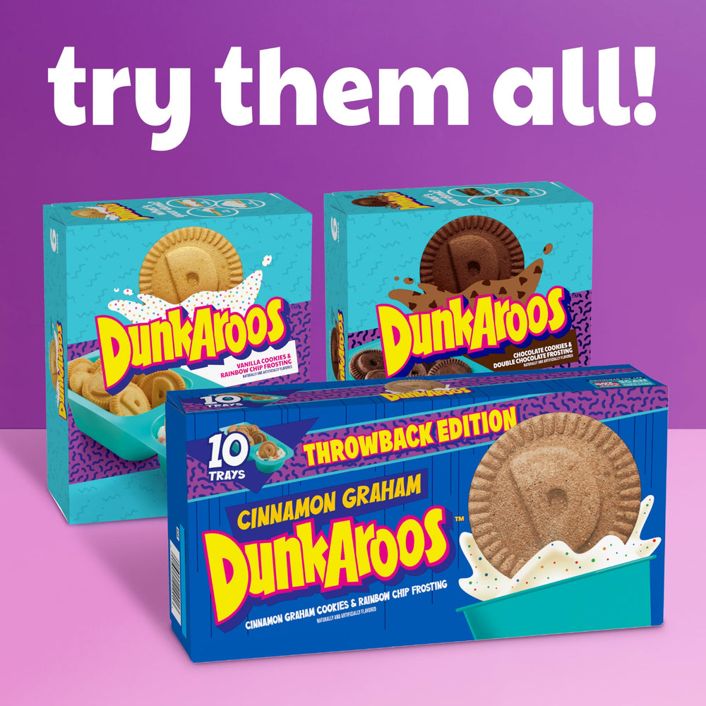 Betty Crocker Dunkaroos for school lunches and after-school treats.