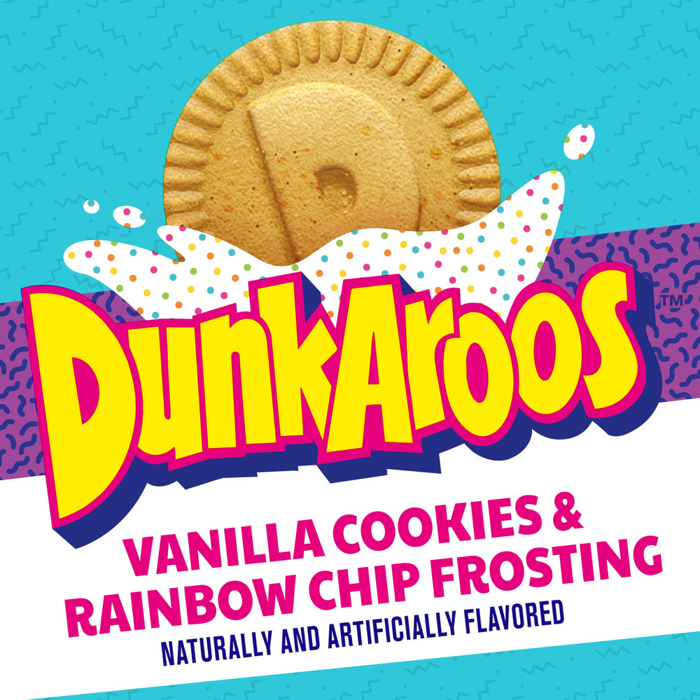 Betty Crocker Dunkaroos on-the-go snack pack in convenient six-pack.