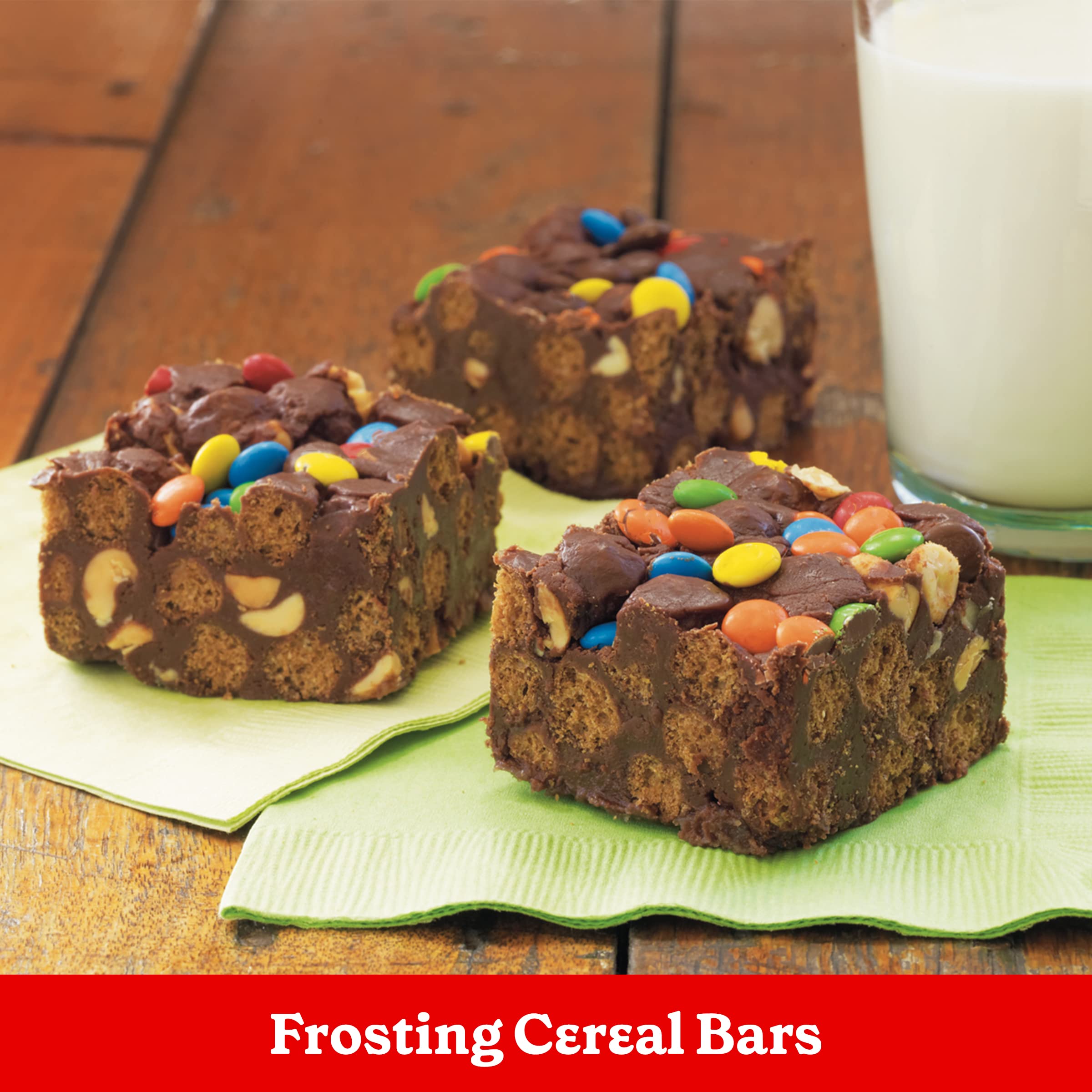 Betty Crocker Rich and Creamy frosting in a bowl ready to use