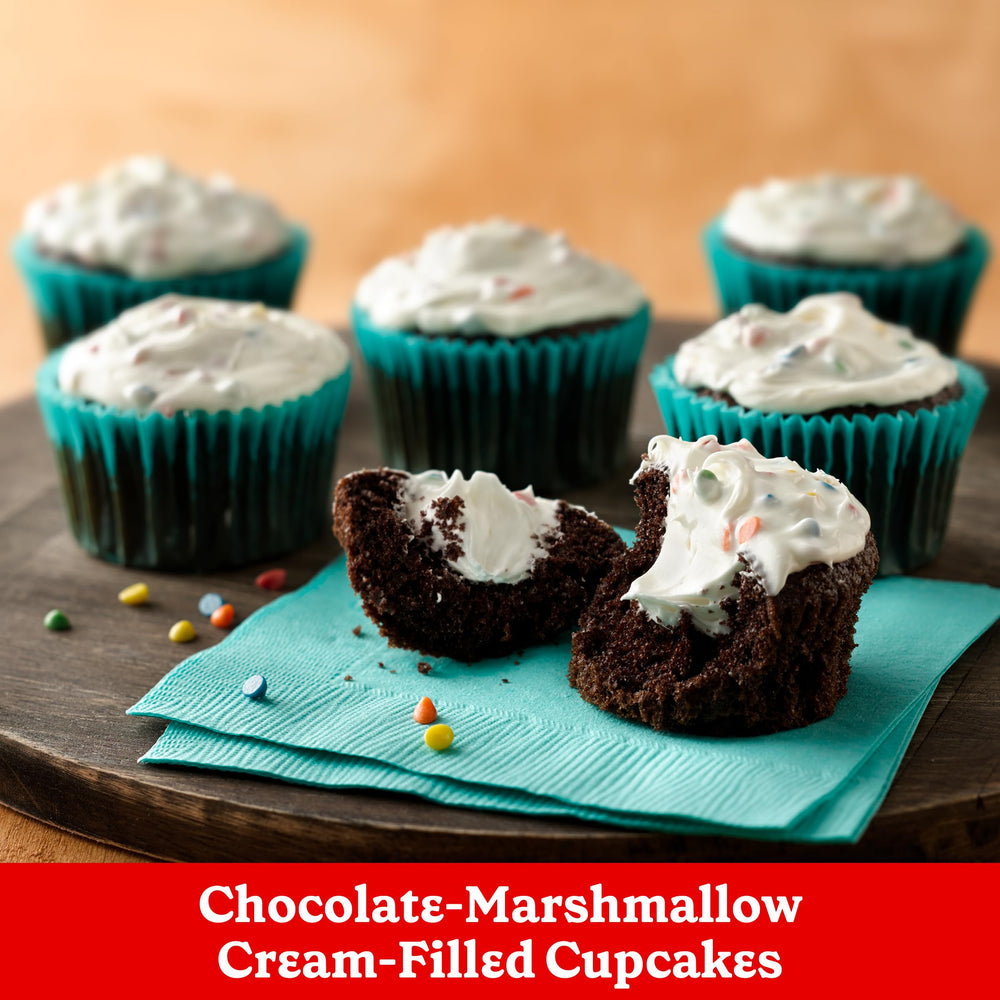 Eight 12-ounce tubs of Betty Crocker frosting ready to use.