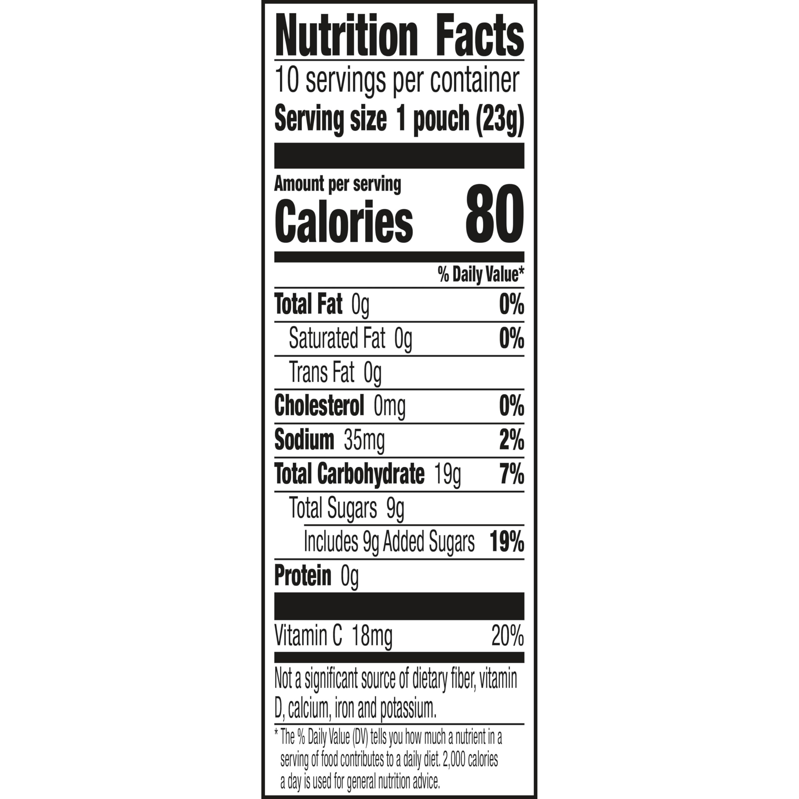 Gabby's Dollhouse pouch of fruit snacks by Betty Crocker, perfect for school lunches