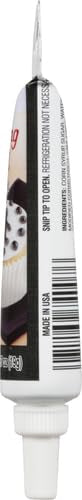 Betty Crocker black gel icing squeezable tube for easy decorating control.