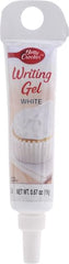 Betty Crocker gel icing white bottle close-up for piping