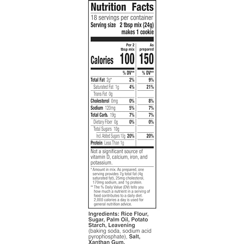 Betty Crocker gluten-free sugar cookie mix dough drops ready for chewy cookies