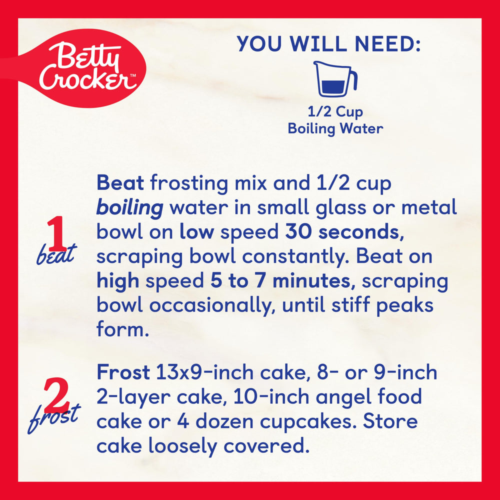 Betty Crocker HomeStyle Frosting Cake Finish delivers a polished dessert layer.
