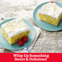 Betty Crocker HomeStyle Frosting White Spread on cupcakes for fluffy, even finish.