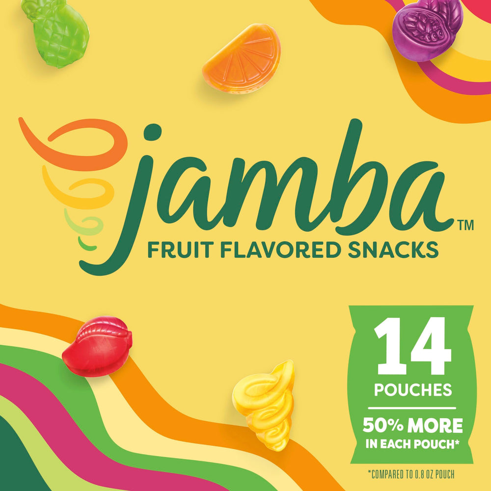Open pouch shows chewy texture and vibrant gummies