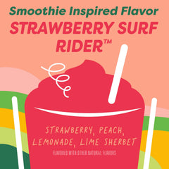 Betty Crocker Jamba Strawberry Surf Rider label information with no artificial colors.