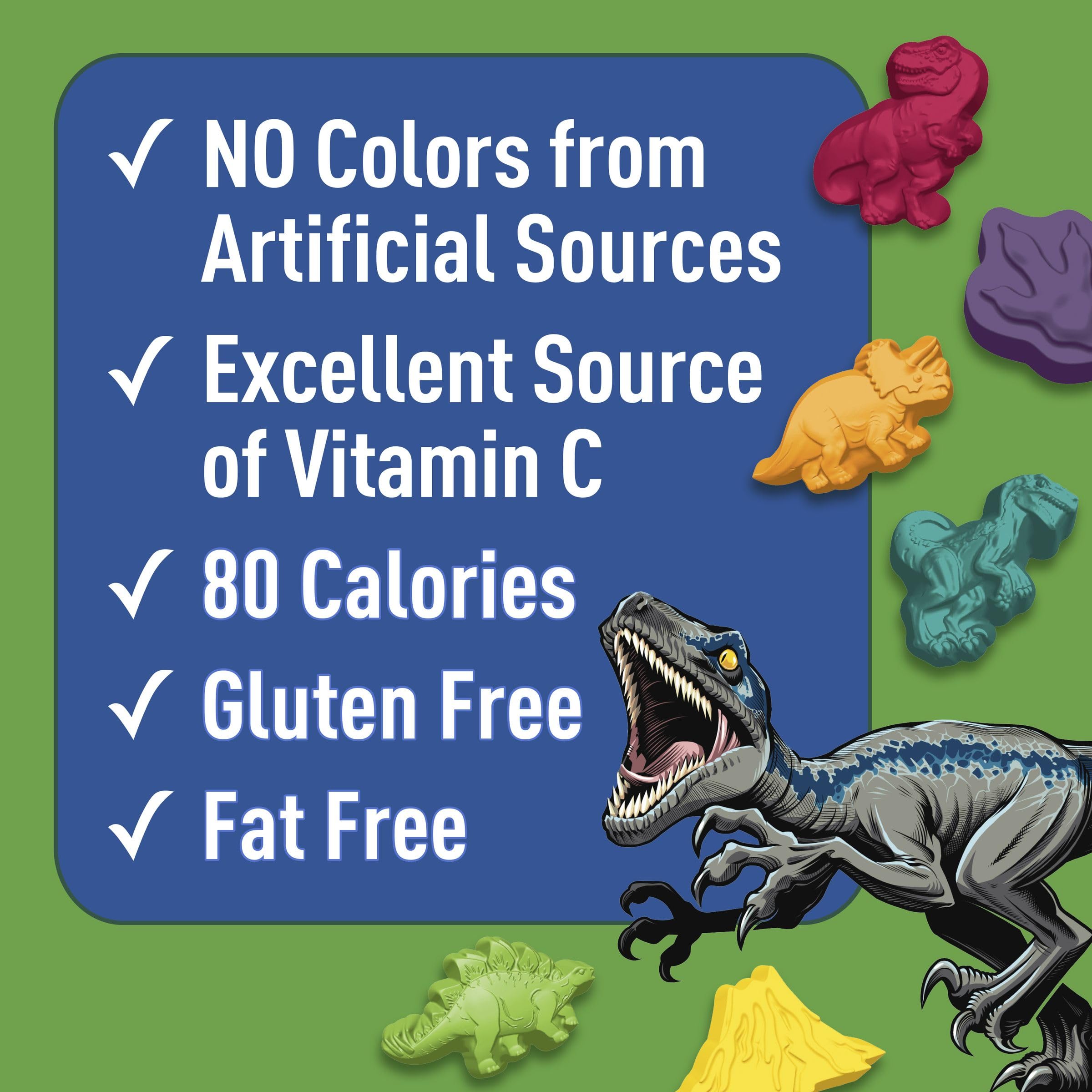 Betty Crocker Jurassic World Snacks contain vitamin C in a tasty, kid-friendly format.