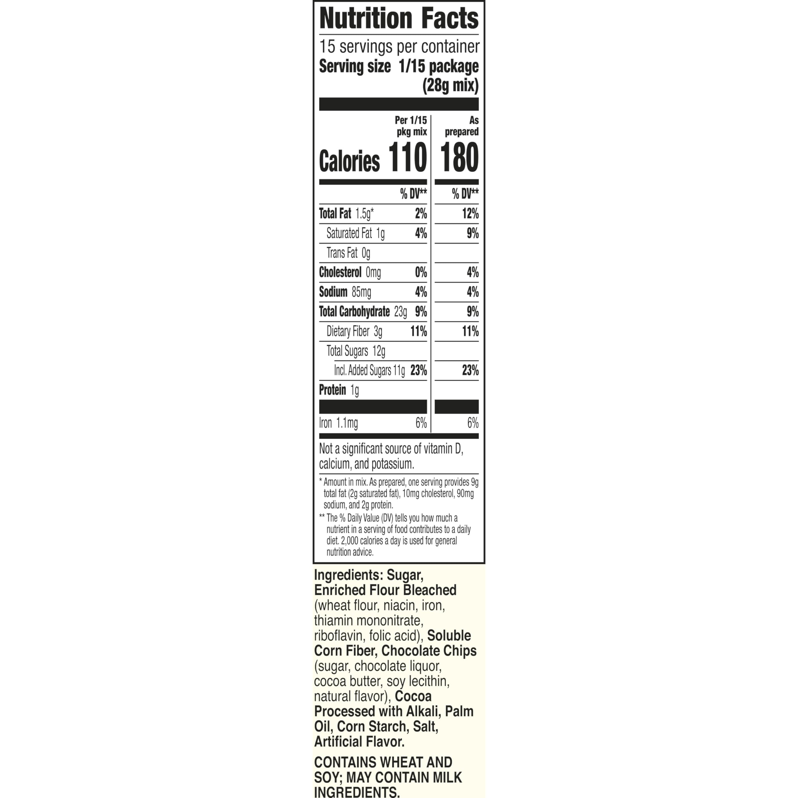 Betty Crocker Lower Sugar Brownie Mix pour showcases simple batter from box to oven