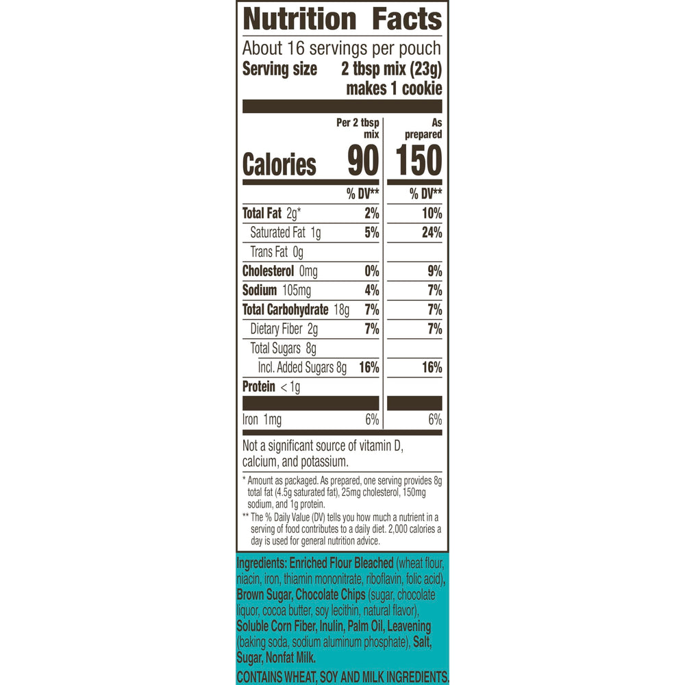 Betty Crocker Lower Sugar cookie mix pouch for convenient baking.