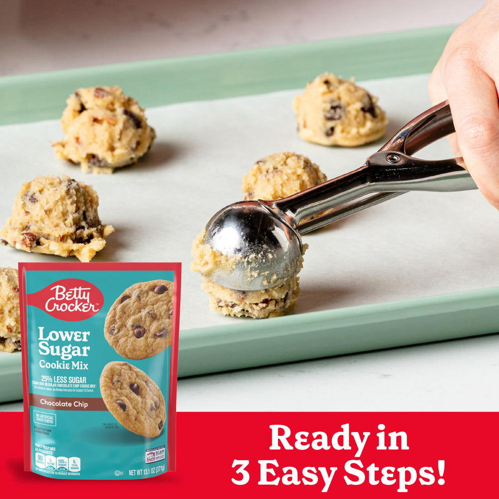 Betty Crocker Lower Sugar cookies in the oven filling the kitchen with aroma.