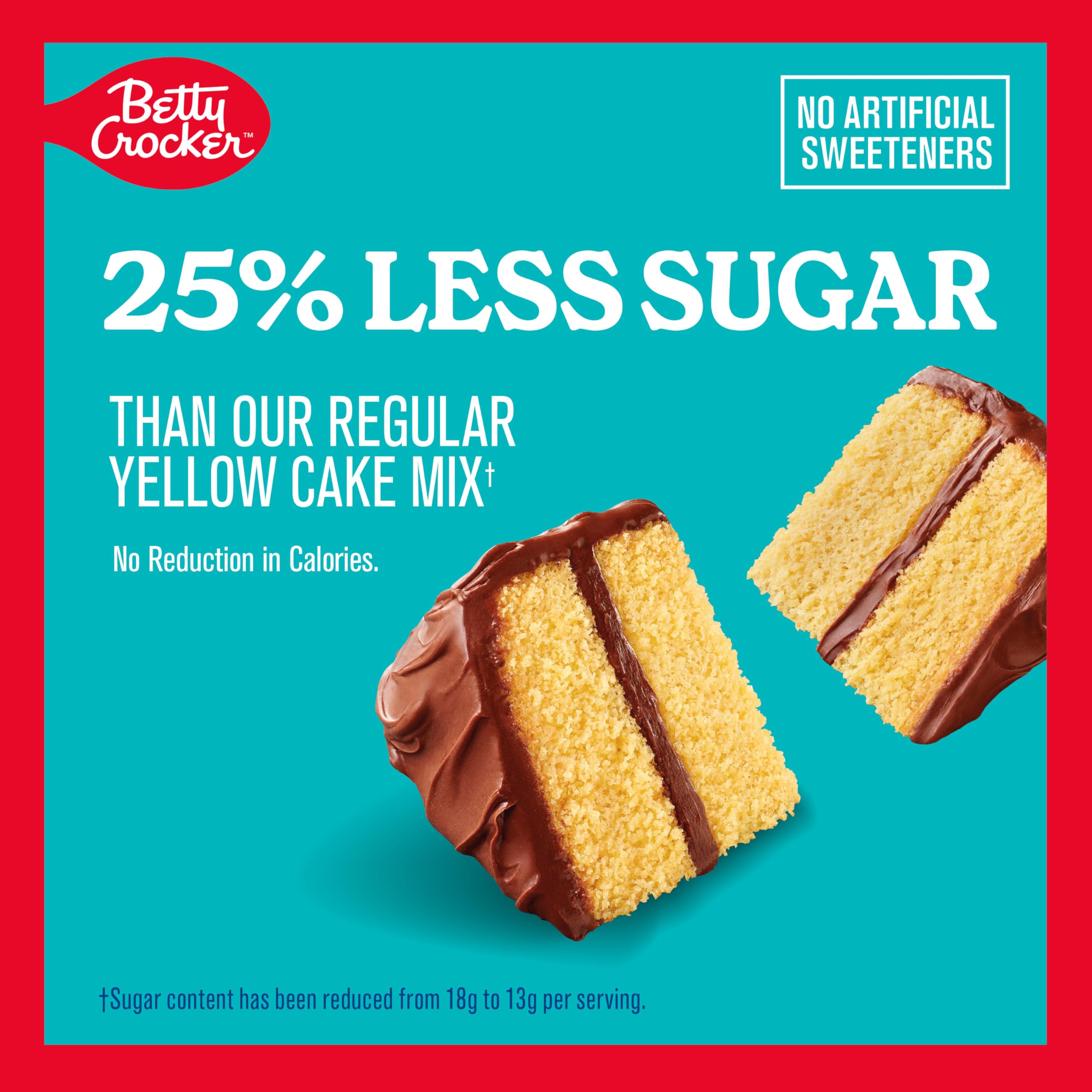 Measuring water for Betty Crocker Lower Sugar Yellow Cake Mix