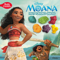 Betty Crocker Moana gummies with cute character shapes for lunchboxes.