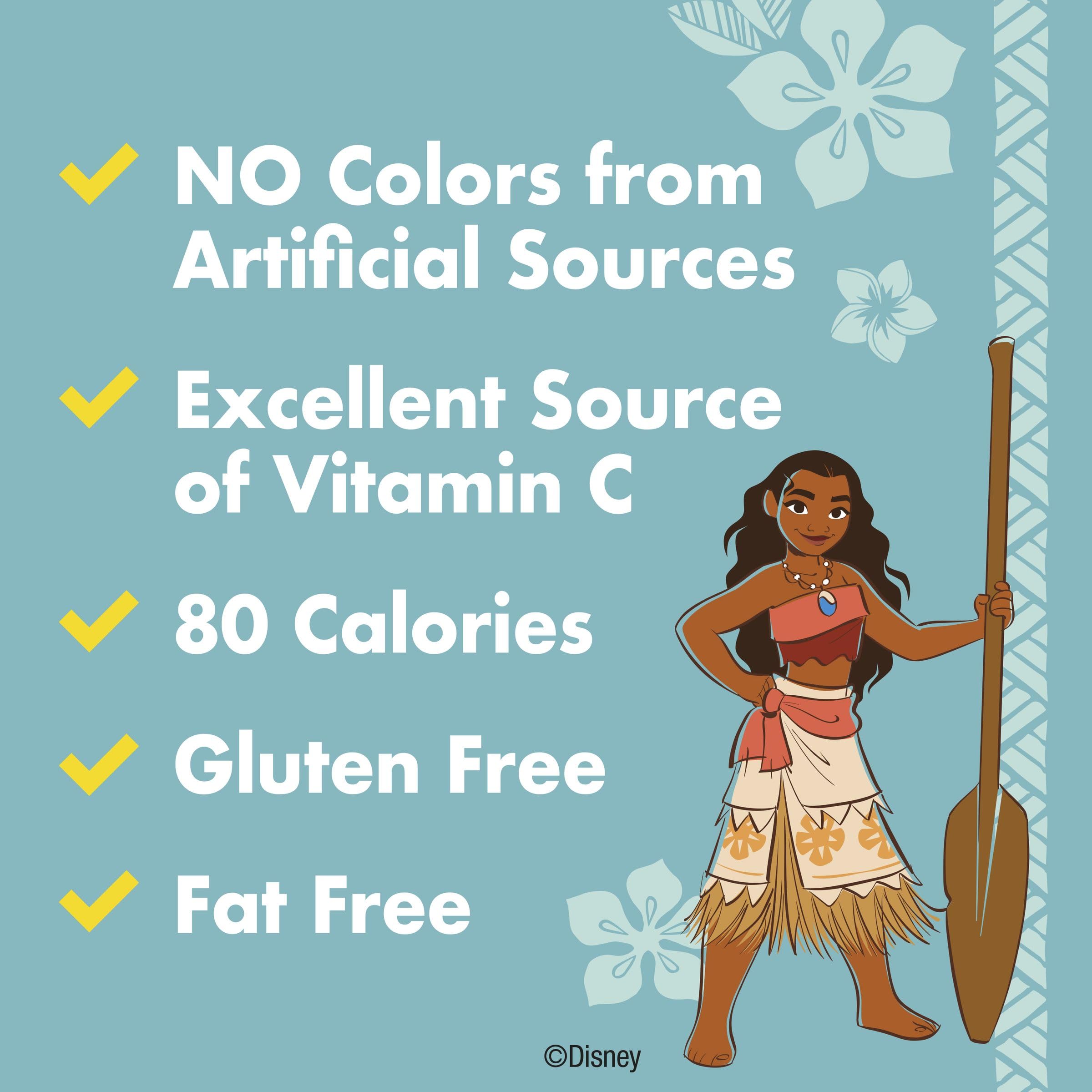 Betty Crocker Moana packaging with a bonus game for kids.