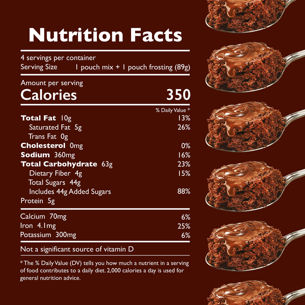 Betty Crocker Mug Treats fudge frosting visible, ready to enjoy in minutes