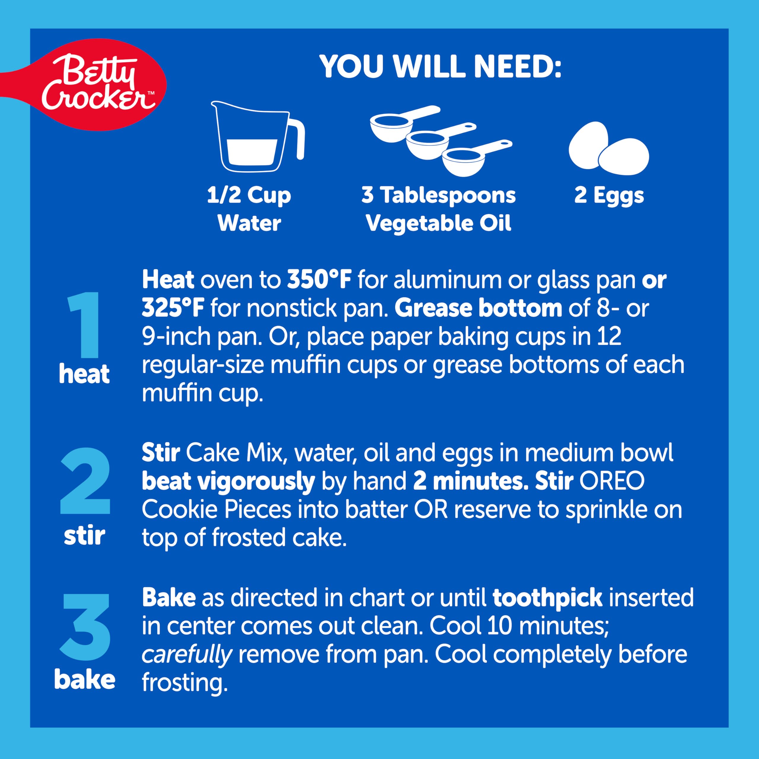 Betty Crocker cupcakes baked from the mix, cooling before frosting