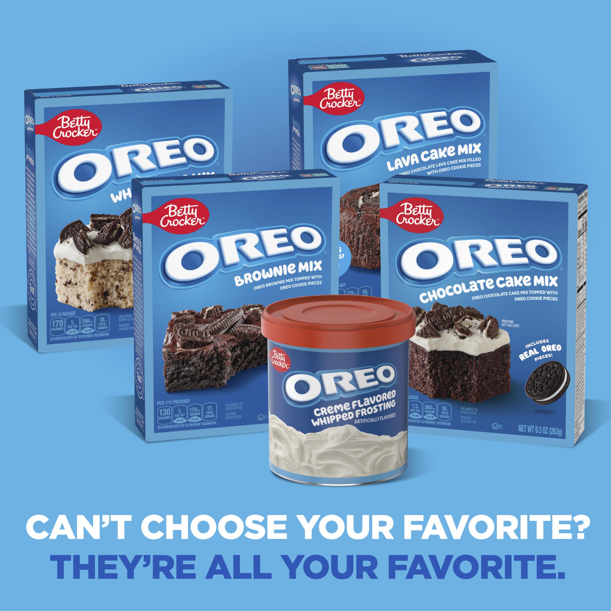 Betty Crocker OREO Crème Frosting as topping for classroom treats.
