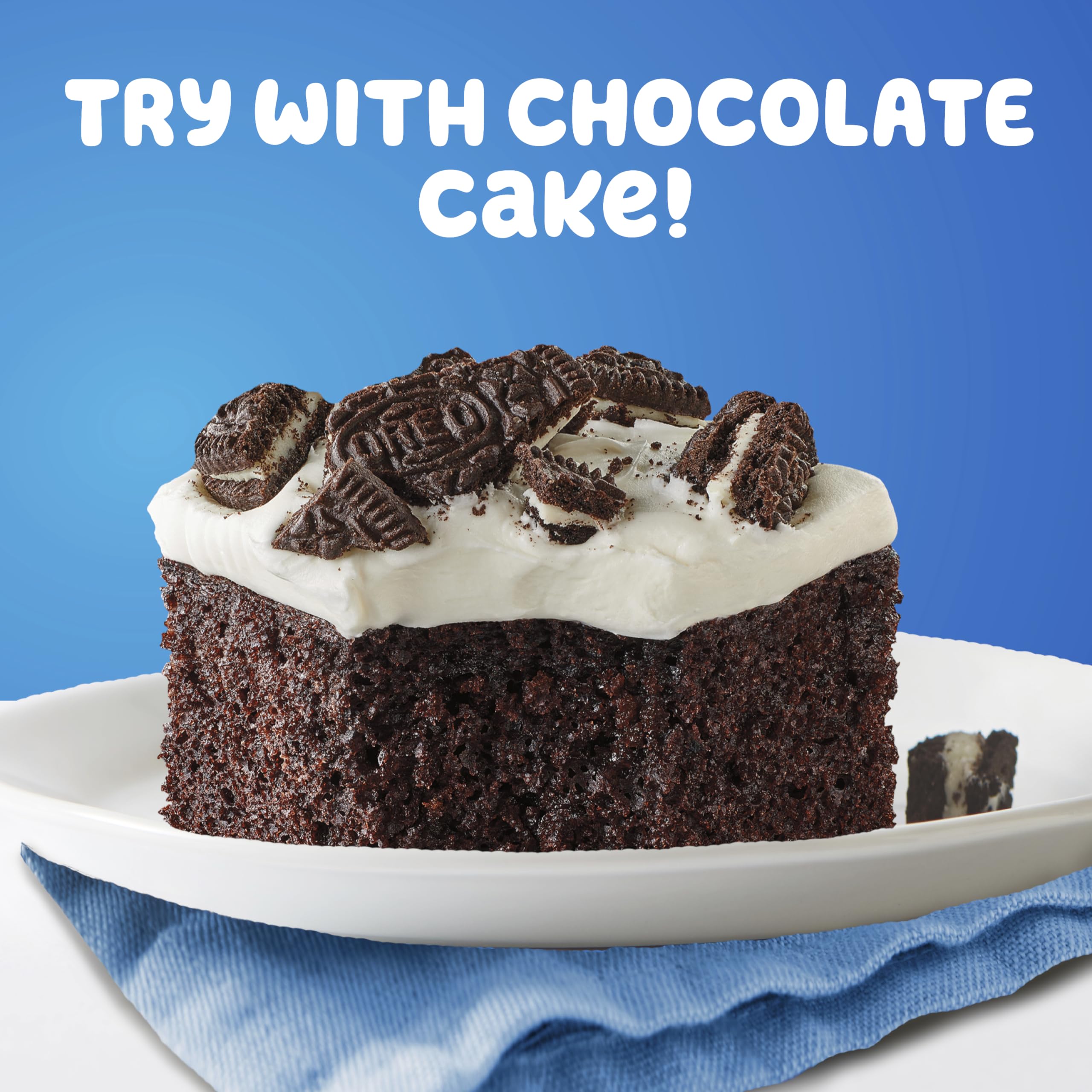 Betty Crocker OREO Crème Frosting offers gluten-free indulgence.