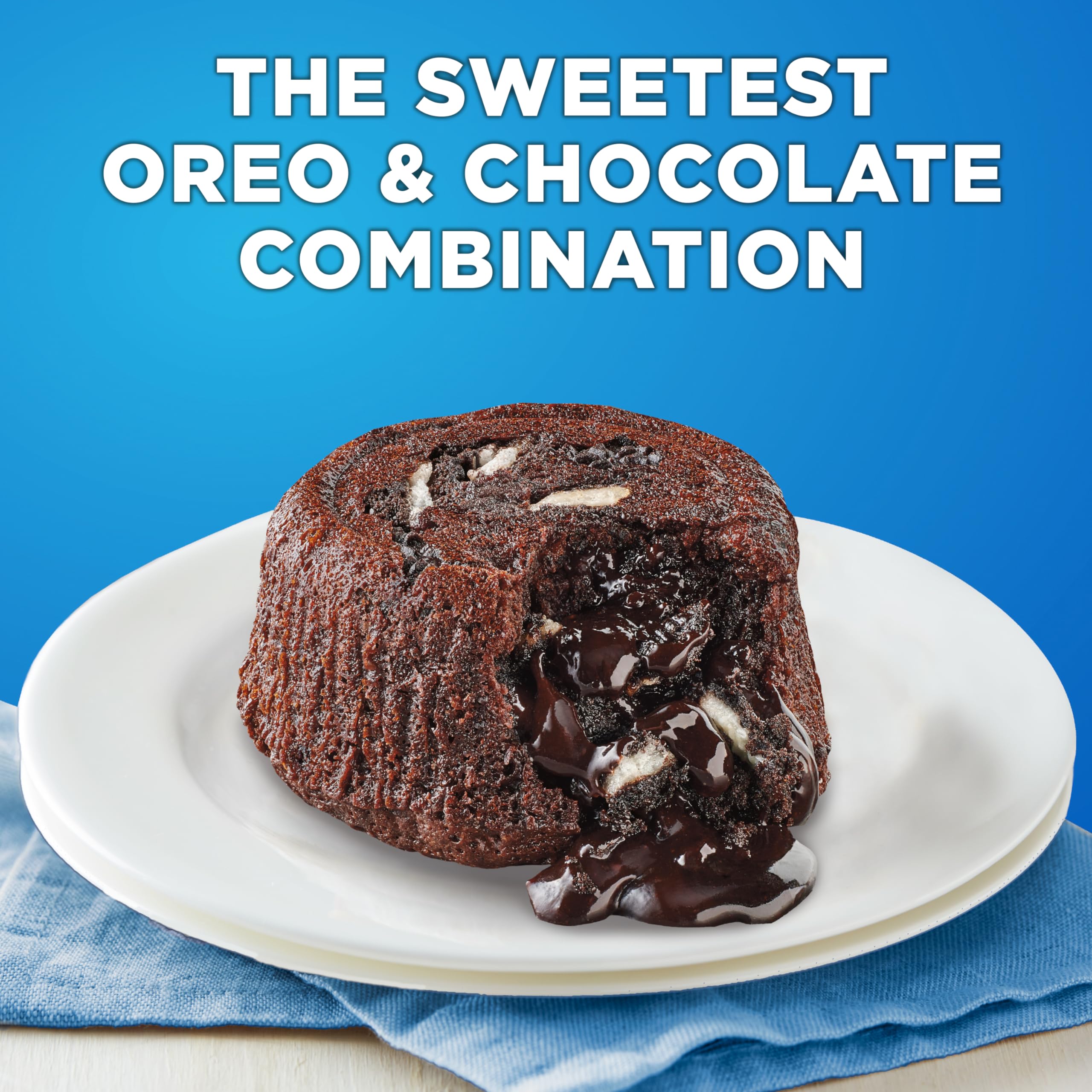 Party-treat ready: Betty Crocker OREO lava cake with cookie bits