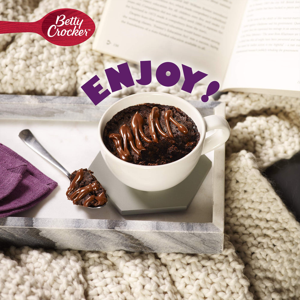 Pack of six Betty Crocker brownie mix boxes for easy pantry rotation.