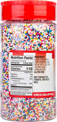 Betty Crocker Parlor Perfect Rainbow Nonpareils on ice cream for fun texture.