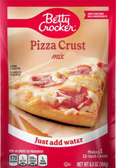 Betty Crocker Pizza Crust Mix resting five minutes cue, relaxed dough ready to shape