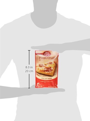 Betty Crocker Pizza Crust Mix with toppings ready to bake