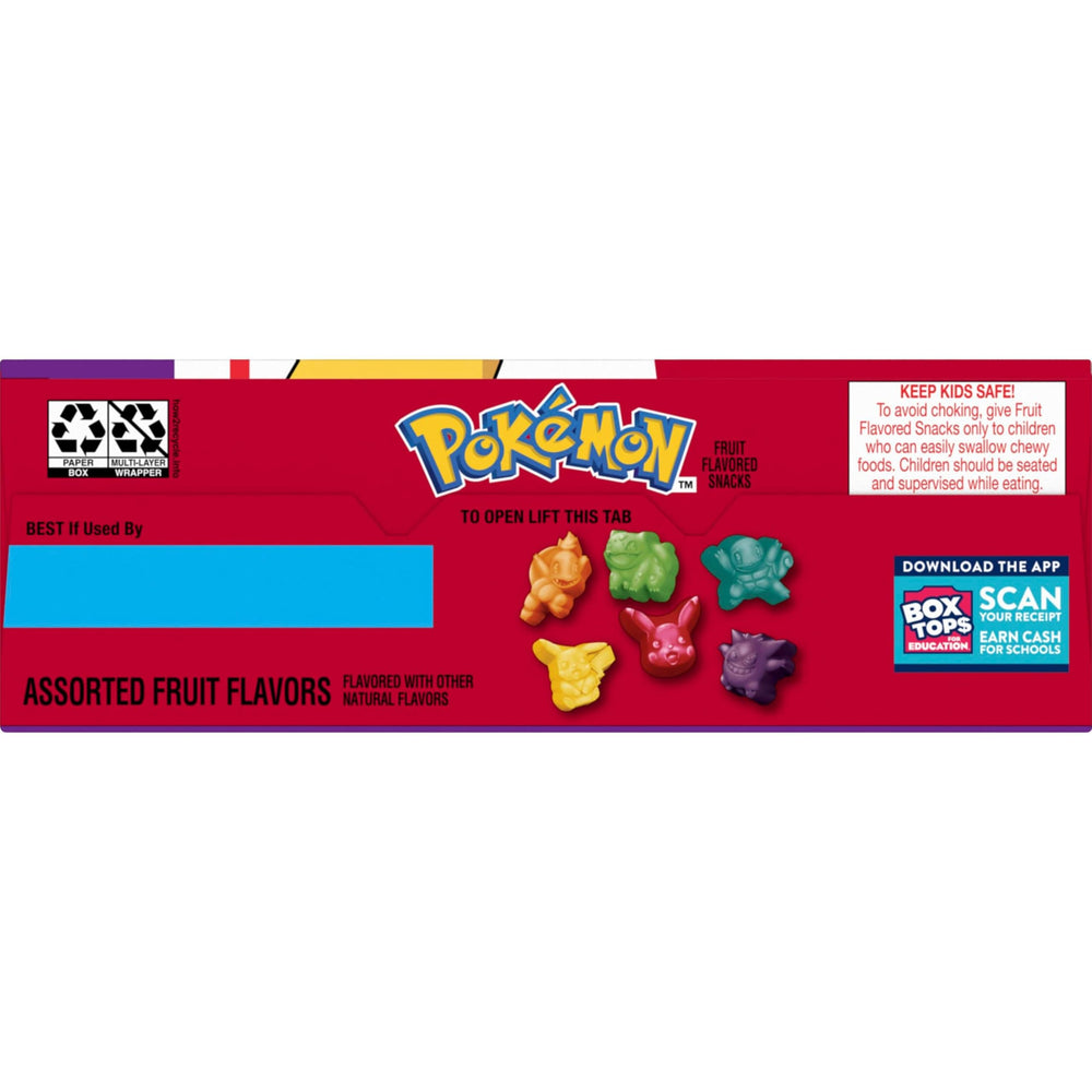 Family-friendly Pokemon Fruit Snacks after-school snack moment