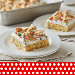 Betty Crocker Rainbow Chip Frosting on cupcakes adds colorful, family-friendly fun.