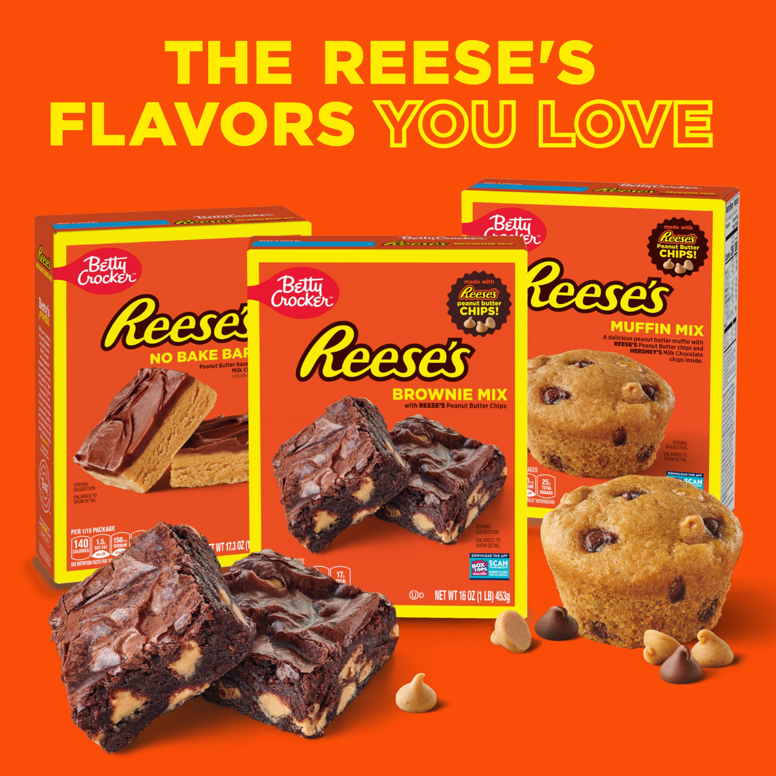 Betty Crocker REESE'S Muffin Mix gift basket ready to share.