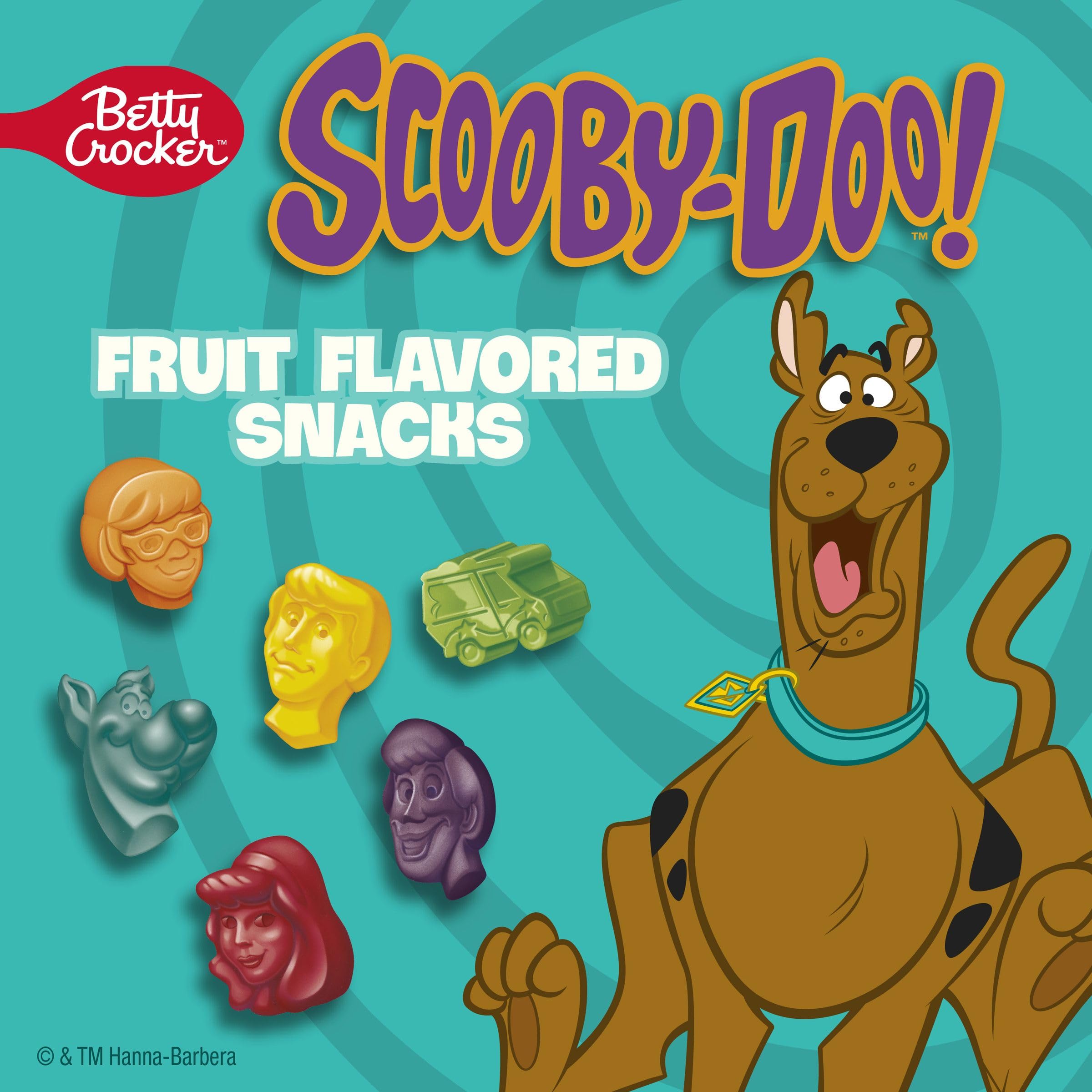 Betty Crocker Scooby-Doo gluten-free label visible for gluten-conscious shoppers.