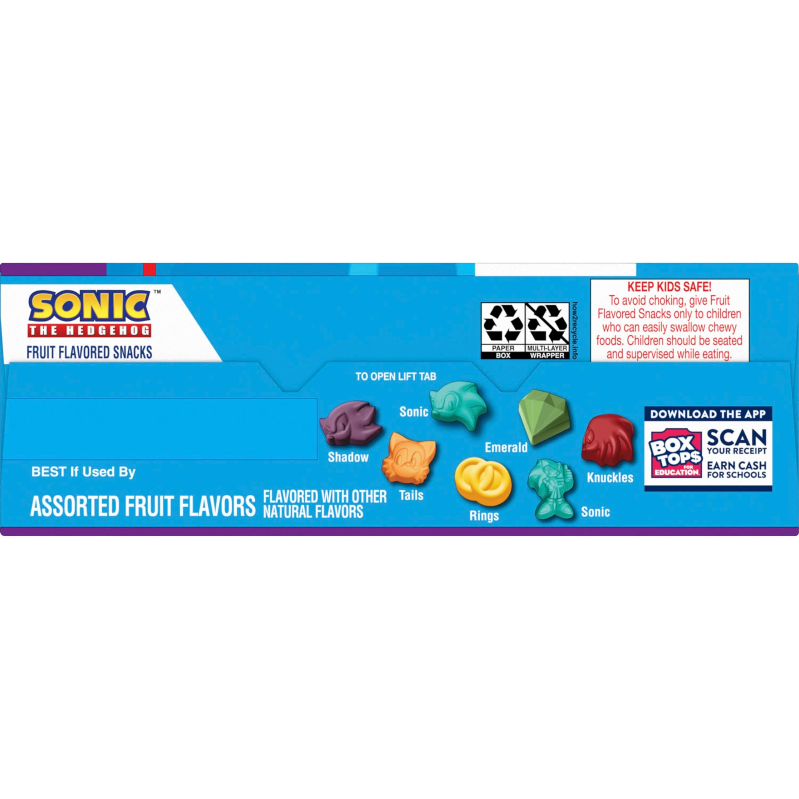 Betty Crocker Sonic Fruit Snacks offer 80 calories per serving for portion awareness.