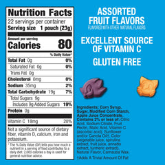 Betty Crocker Sonic Fruit Snacks pouches with kid-friendly shapes boost snack time fun.