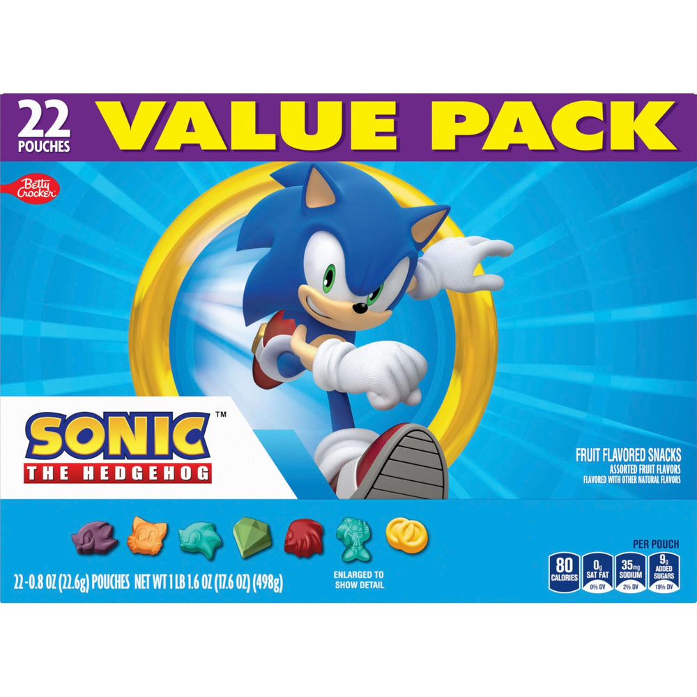 Betty Crocker Sonic Fruit Snacks are a tasty, portable option for school lunches.