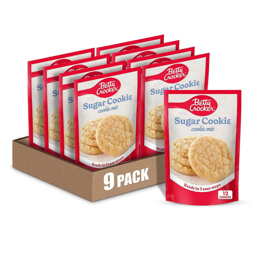 Betty Crocker Sugar Cookie Mix bag front for quick baking.
