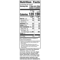 Betty Crocker Sugar Cookie Mix packaging inside view for storage.
