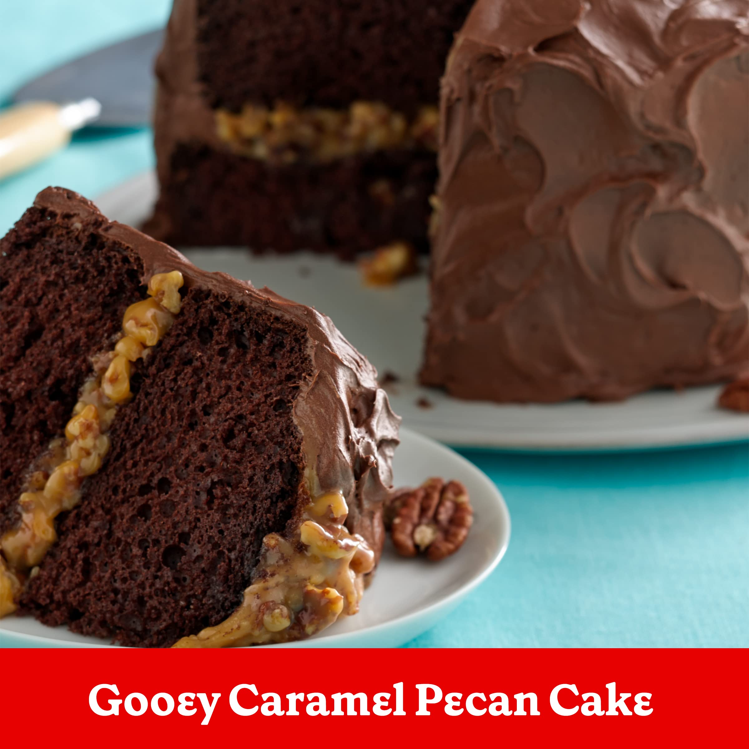 Betty Crocker Whipped Chocolate Frosting on brownies for extra flavor.