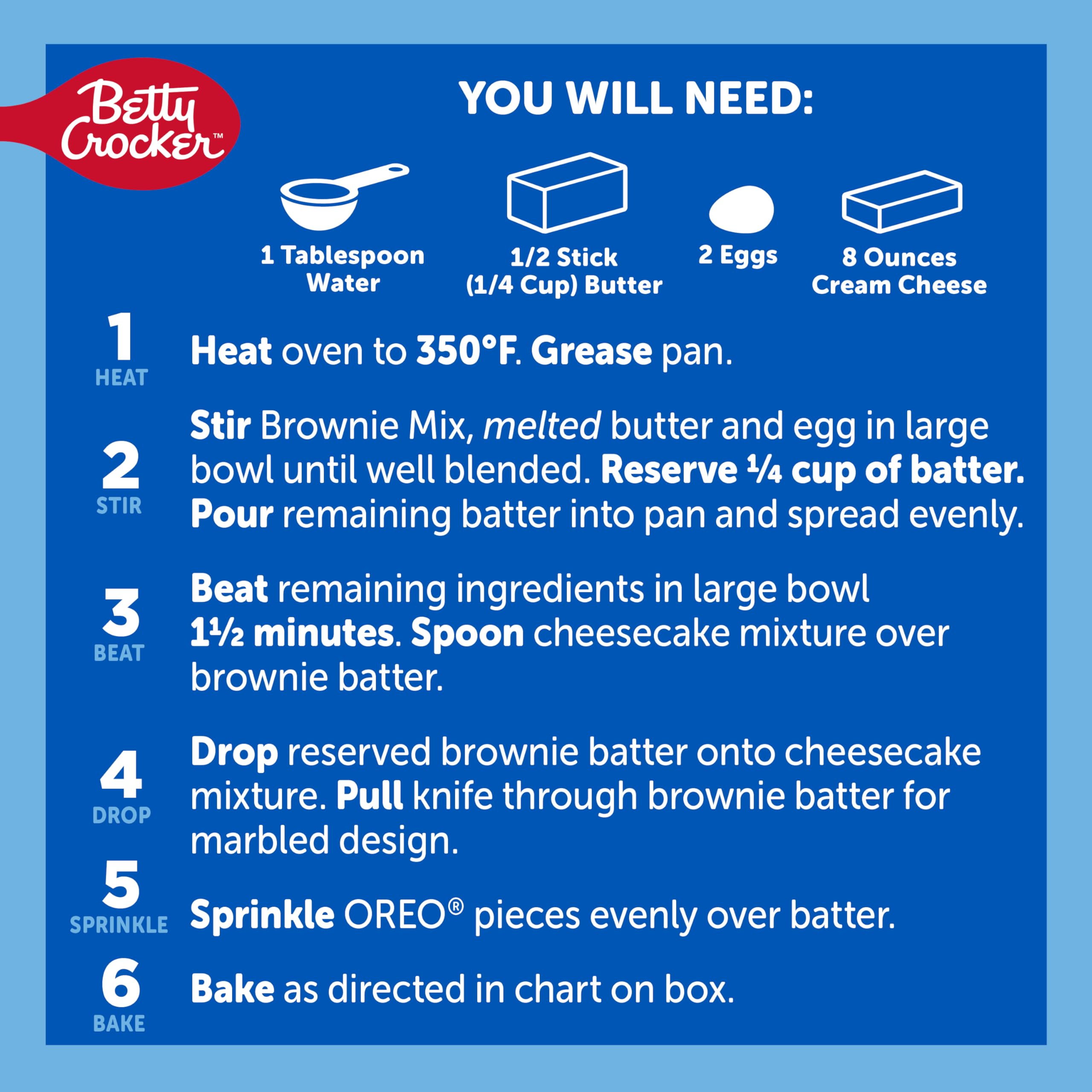 Betty Crocker Oreo cheesecake bites perfect for parties.