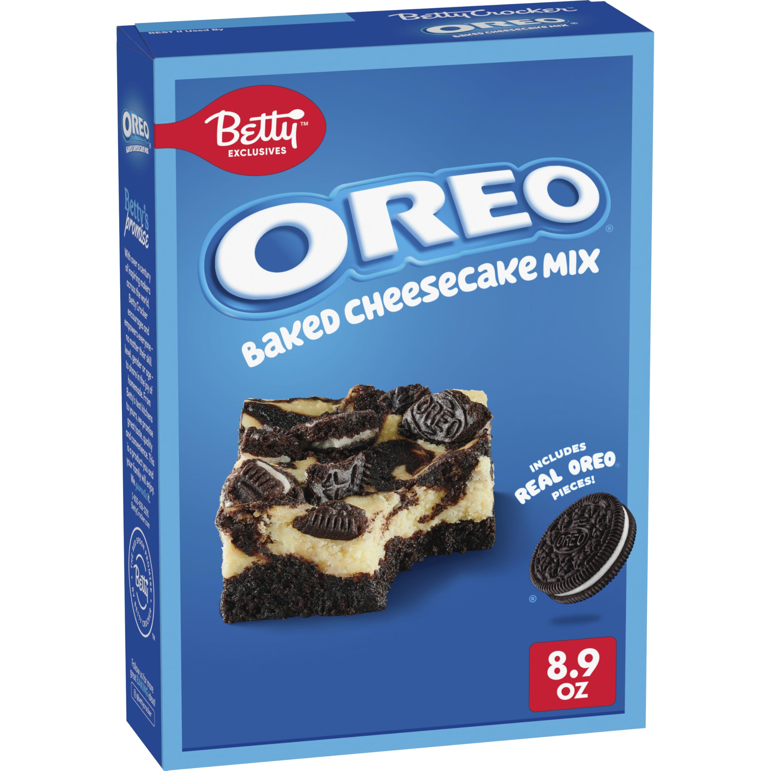 Betty Crocker OREO Baked Cheesecake Base ready to bake for crowds.